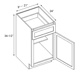 Single Door Base Cabinet