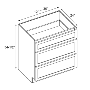 3 Drawer Base Cabinet